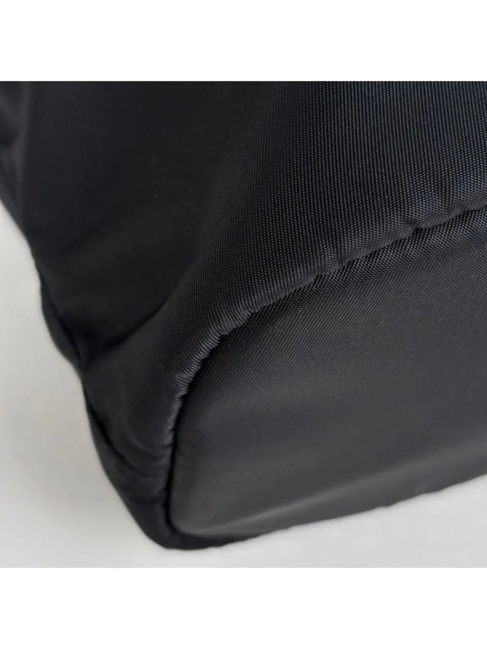 Prada Pouch Drawstring Nylon Nero